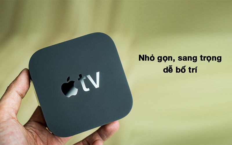 Apple TV 4K nhỏ gọn, hiện đại